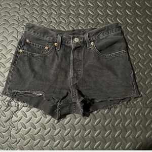 Black Denim Women Shorts